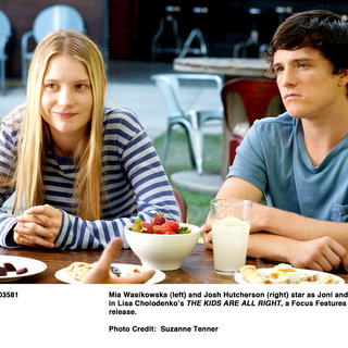 Mia Wasikowska stars as Joni and Josh Hutcherson stars as Laser in Focus Features' The Kids Are All Right (2010)