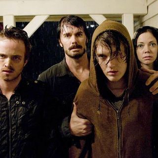 Aaron Paul, Garret Dillahunt, Spencer Treat Clark and Riki Lindhome in Rogue Pictures' The Last House on the Left (2009)