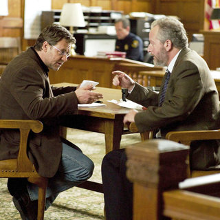 Russell Crowe stars as John Brennan and Daniel Stern stars as Mayer Fisk in Lionsgate Films' The Next Three Days (2010). Photo credit by: Phil Caruso.