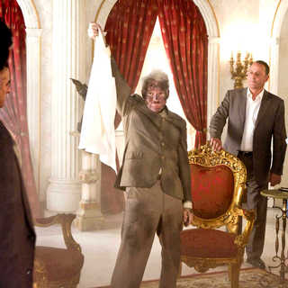 Alfred Molina, Steve Martin, Jean Reno and Emily Mortimer in Columbia Pictures' The Pink Panther 2 (2009). Photo credit by Peter Iovino.