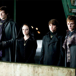 Daniel Cudmore, Dakota Fanning, Cameron Bright and Charlie Bewley in Summit Entertainment's The Twilight Saga's Eclipse (2010)