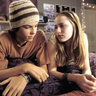 Dane Christensen and Evan Rachel Wood in New Line Cinema's The Upside of Anger (2005)