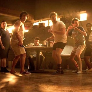 Jonah Hill, James Franco, Danny McBride, Seth Rogen, Jay Baruchel and Craig Robinson in Columbia Pictures' This Is the End (2013)