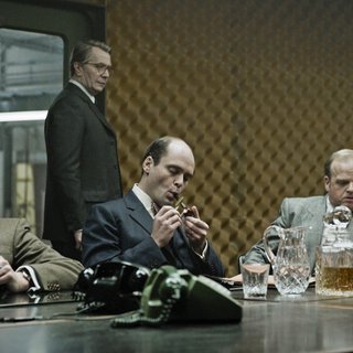 Colin Firth, Gary Oldman, David Dencik and Toby Jones in Focus Features' Tinker, Tailor, Soldier, Spy (2011)