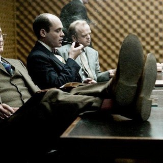 Colin Firth, David Dencik, Toby Jones and John Hurt in Focus Features' Tinker, Tailor, Soldier, Spy (2011)