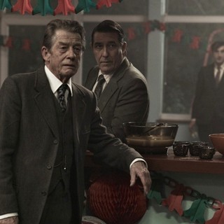 John Hurt stars as Control and Ciaran Hinds stars as Roy Bland in Focus Features' Tinker, Tailor, Soldier, Spy (2011)