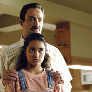 Peter Macdissi stars as Rifat Maroun and Summer Bishil stars as Jasira Maroun in Warner Independent Pictures' Towelhead (2008). Photo Credit by Dale Robinette.