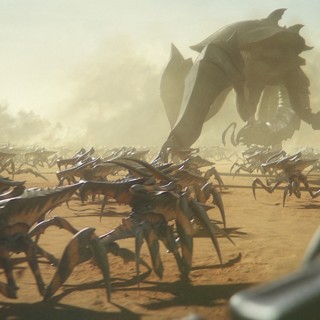 A scene from Sony Pictures Worldwide Acquisitions' Starship Troopers: Traitor of Mars (2017)