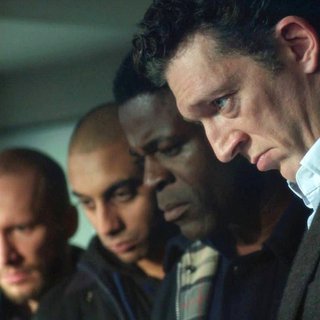 Danny Sapani stars as Nate and Vincent Cassel stars as Franck in Fox Searchlight Pictures' Trance (2013)