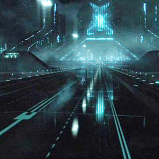 A scene from Walt Disney Pictures' Tron Legacy (2010)