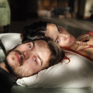 Emile Hirsch stars as Diego and Saadet Aksoy stars as Aska in Entertainment One's Twice Born (2013)