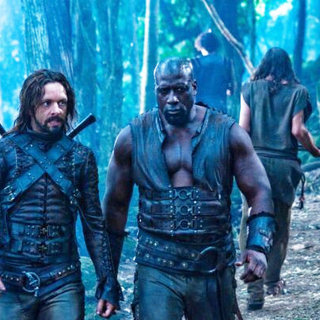 Michael Sheen stars as Lucian and Kevin Grevioux stars as Raze in Screen Gems' Underworld: Rise of the Lycans (2009)