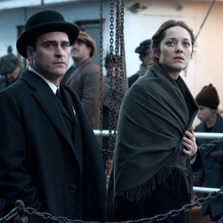 Joaquin Phoenix stars as Bruno Weiss and Marion Cotillard stars as Sonya Cybulski in The Weinstein Company's The Immigrant (2014)