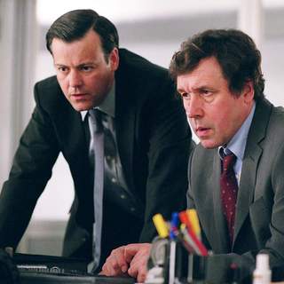 RUPERT GRAVES as Dominic and STEPHEN REA as Finch in Warner Bros. Pictures' action thriller "V for Vendetta". Photo by David Appleby.