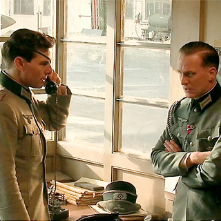 Tom Cruise stars as Col. Claus von Stauffenberg and Christian Oliver stars as Sgt. Adams in United Artists' Valkyrie (2008)