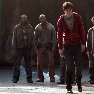 Nicholas Hoult stars as R and Rob Corddry stars as M in Summit Entertainment's Warm Bodies (2013)