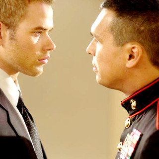 Kellan Lutz stars as Conor Sullivan and Adam Beach stars as Sgt. Major Duke Wayne in Xenon Pictures' A Warrior's Heart (2011)