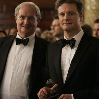 Jim Broadbent as Arthur Morrison and Colin Firth as Blake Morrison in Sony Pictures Classics' When Did You Last See Your Father? (2007).