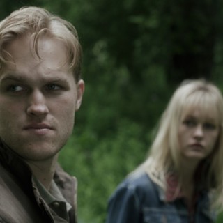 Wyatt Russell stars as Deputy Anders and Ambyr Childers stars as Iris Parker in Entertainment One's We Are What We Are (2014)
