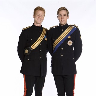 Stanley Eldridge stars as HRH Prince Harry and Dan Amboyer stars as HRH Prince William of Wales in Hallmark Channel's William & Catherine: A Royal Romance (2011)