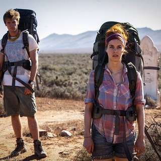 Philippe Klaus stars as Rutger Enqvist and Shannon Ashlyn stars as Katarina Schmidt in Image Entertainment's Wolf Creek 2 (2014)