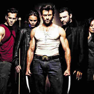 Ryan Reynolds, Taylor Kitsch, Hugh Jackman, Liev Schreiber and Lynn Collins in The 20th Century Fox Pictures' X-Men Origins: Wolverine (2009)