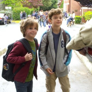 Jacob Tremblay stars as Auggie Pullman and Noah Jupe stars as Jack Will in Lionsgate Films' Wonder (2017)