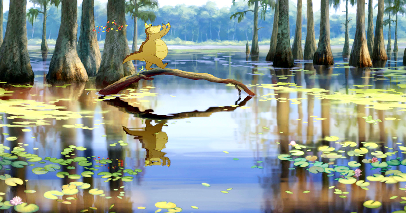 A scene from Walt Disney Pictures' The Princess and the Frog (2009)