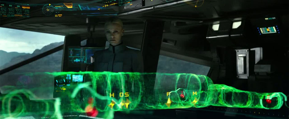 Charlize Theron stars as Meredith Vickers in 20th Century Fox's Prometheus (2012)