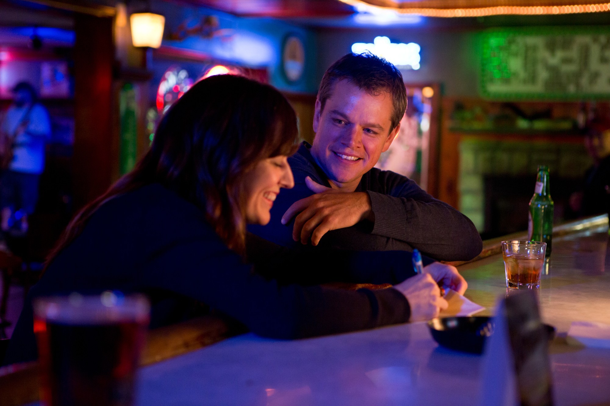 Rosemarie DeWitt stars as Alice and Matt Damon stars as Steve Butler in Focus Features' Promised Land (2012)