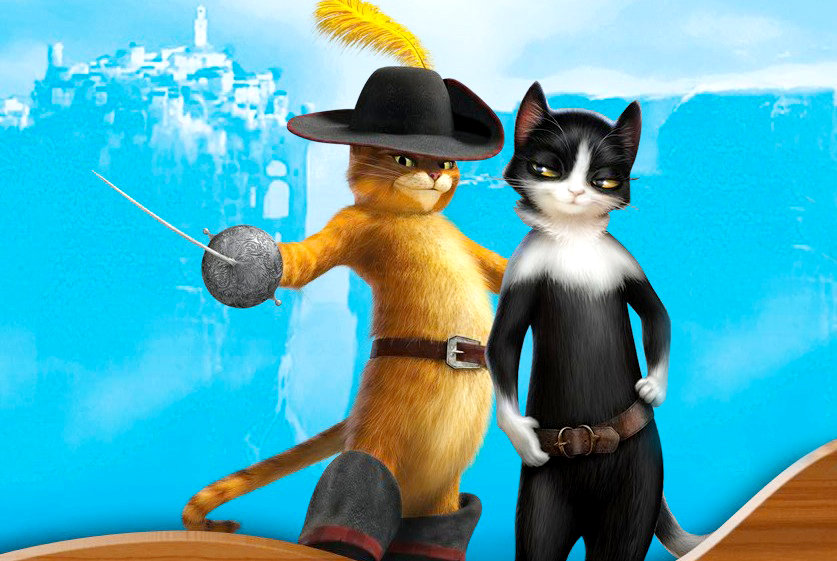 A scene from DreamWorks SKG's Puss in Boots (2011)
