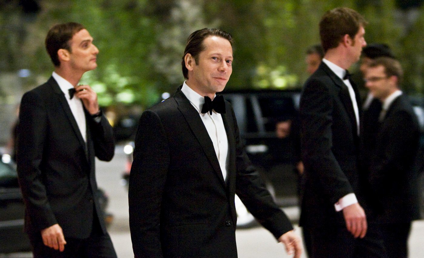 Anatole Taubman stars as Elvis and Mathieu Amalric stars as Dominic Greene in Columbia Pictures' Quantum of Solace (2008)