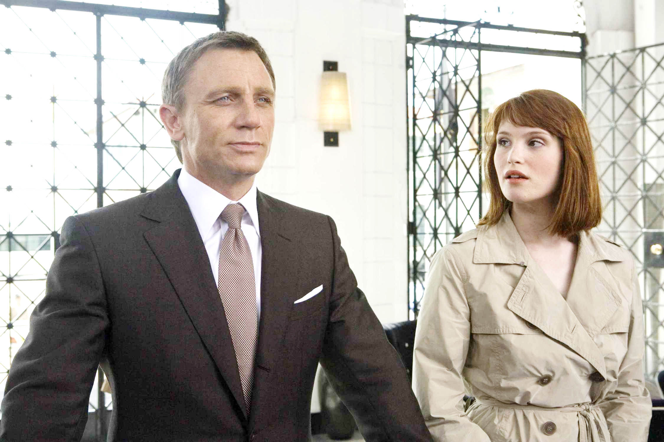 Daniel Craig stars as James Bond and Gemma Arterton stars as Agent Fields in Columbia Pictures' Quantum of Solace (2008)