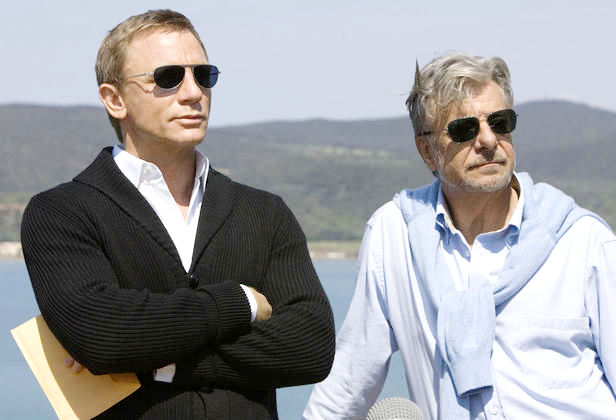 Daniel Craig stars as James Bond and Giancarlo Giannini stars as Rene Mathis in Columbia Pictures' Quantum of Solace (2008)