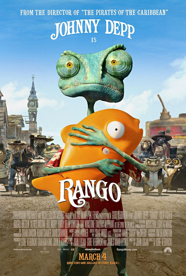 Poster of Paramount Pictures' Rango (2011)