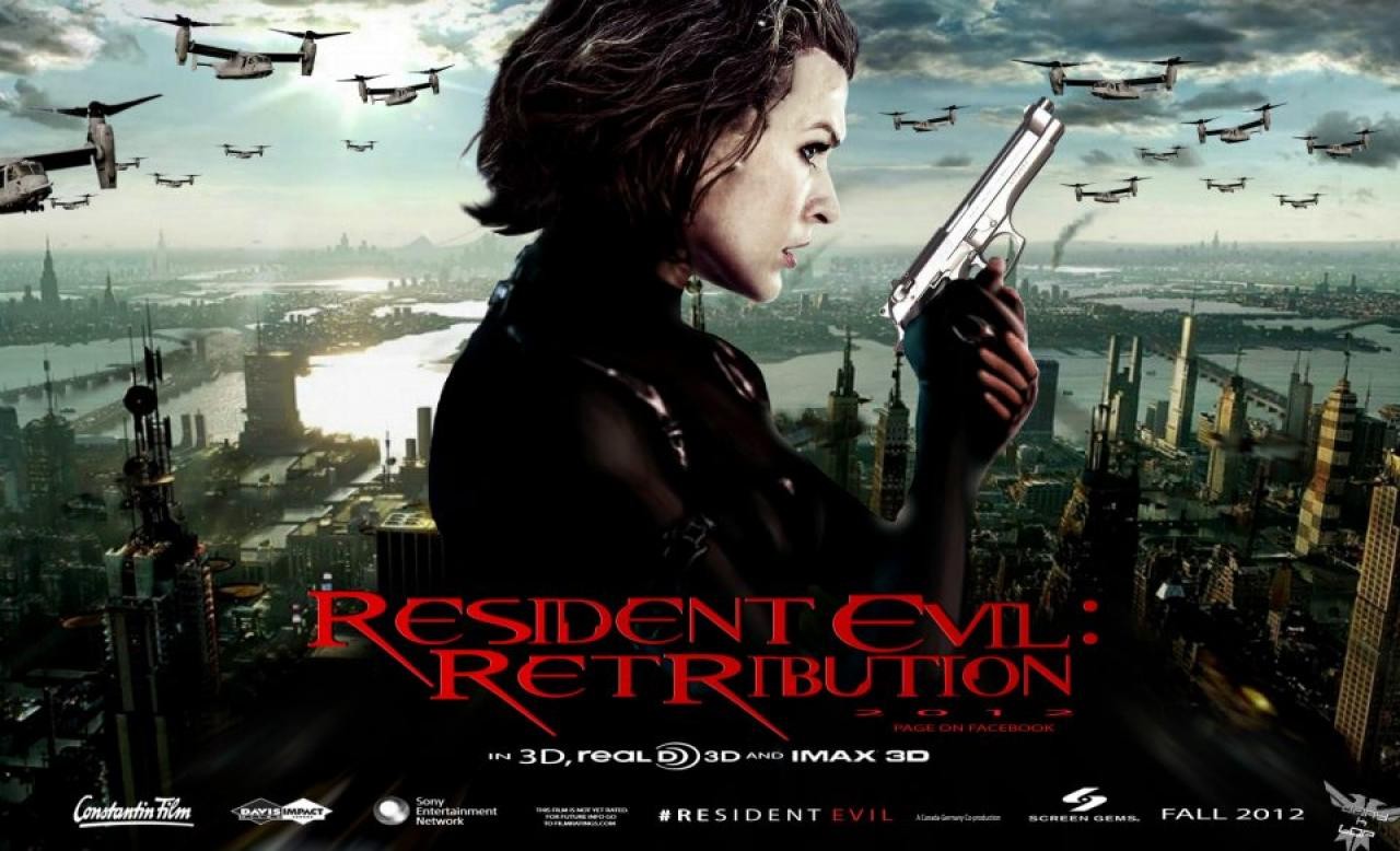 Poster of Screen Gems' Resident Evil: Retribution (2012)