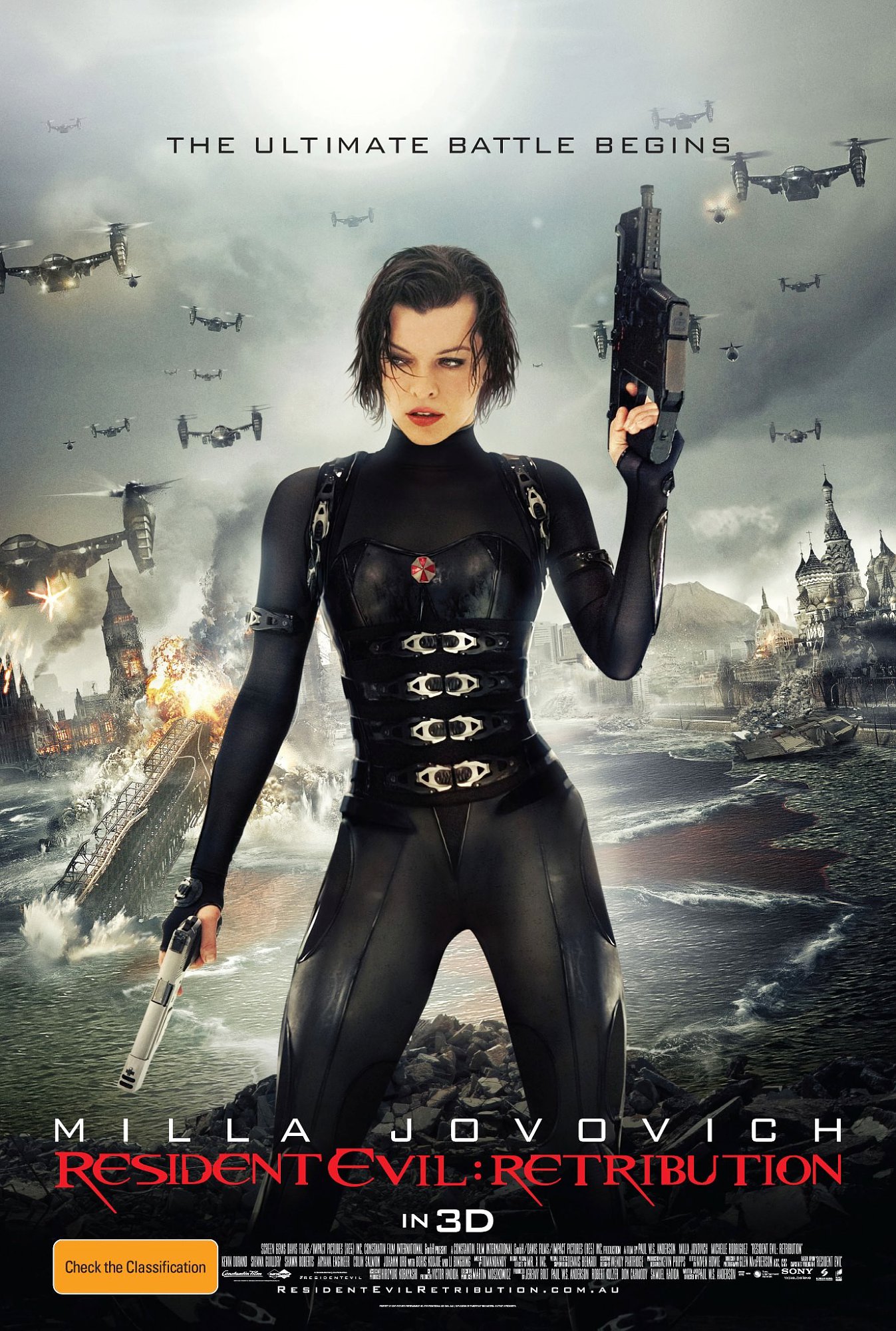 Poster of Screen Gems' Resident Evil: Retribution (2012)