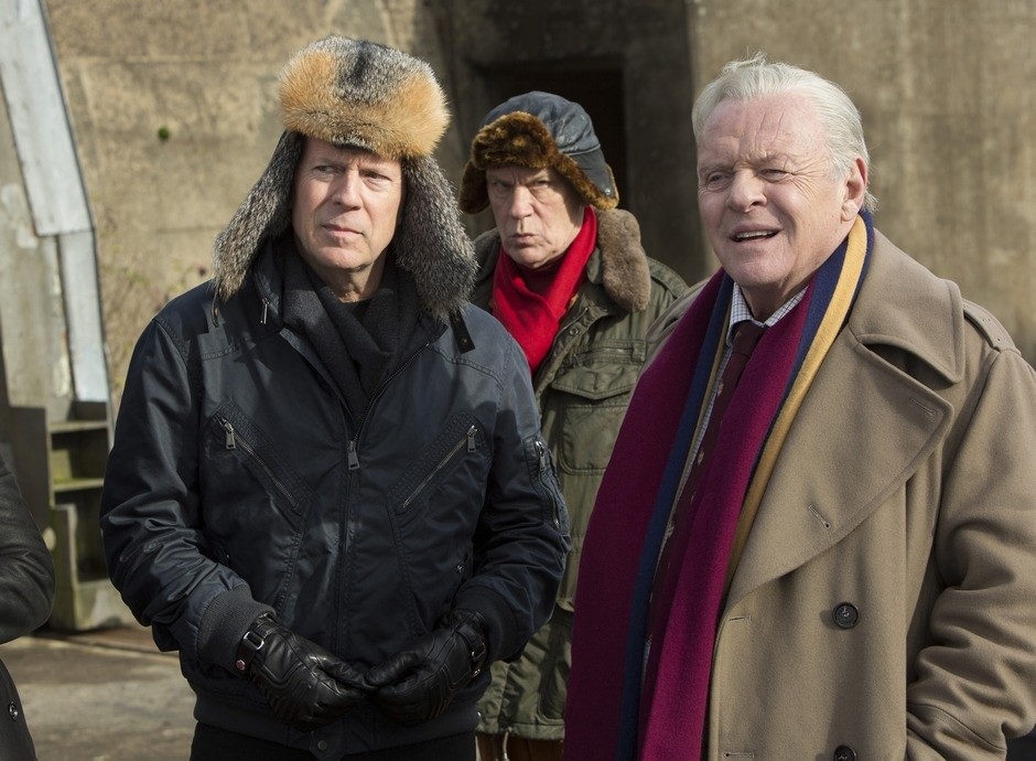 Bruce Willis, John Malkovich and Anthony Hopkins in Summit Entertainment's Red 2 (2013)