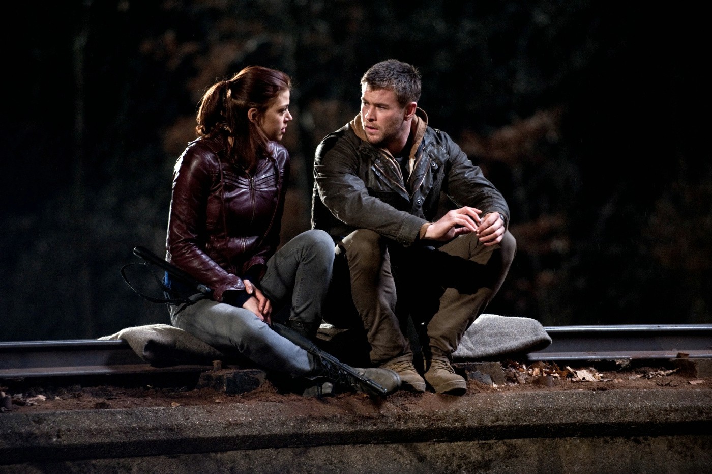 Adrianne Palicki stars as Toni and Chris Hemsworth stars as Jed Eckert in FilmDistrict's Red Dawn (2012)