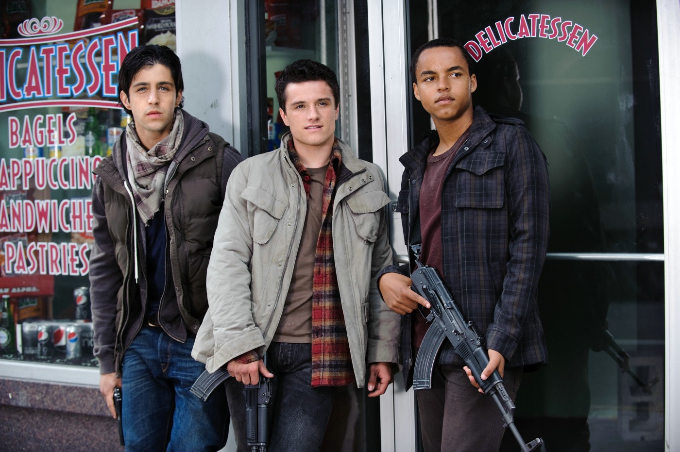 Josh Peck, Josh Hutcherson and Connor Cruise in FilmDistrict's Red Dawn (2012)