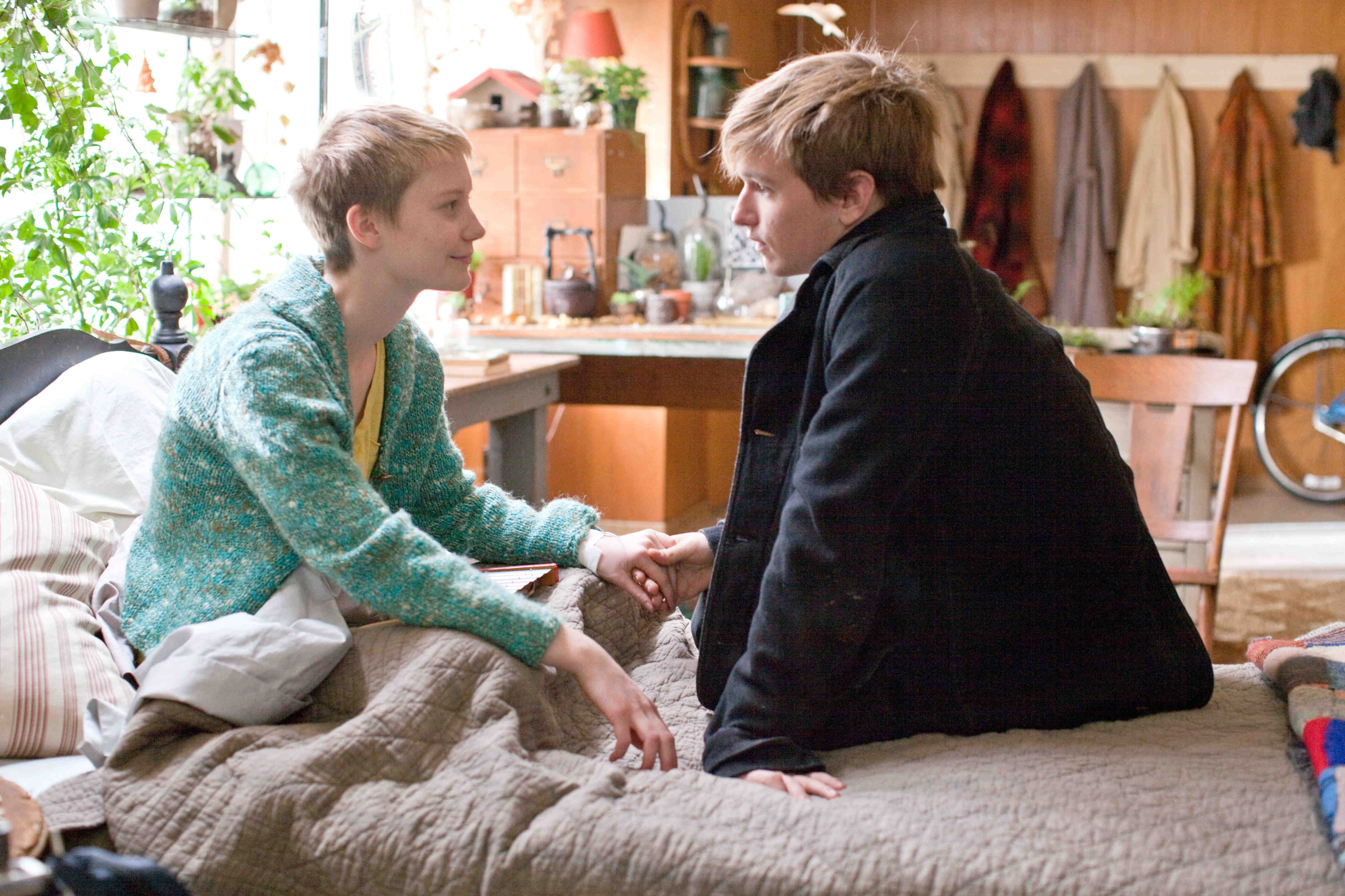 Mia Wasikowska stars as Annabel Cotton and Henry Hopper stars as Enoch Brae in Sony Pictures Classics' Restless (2011)