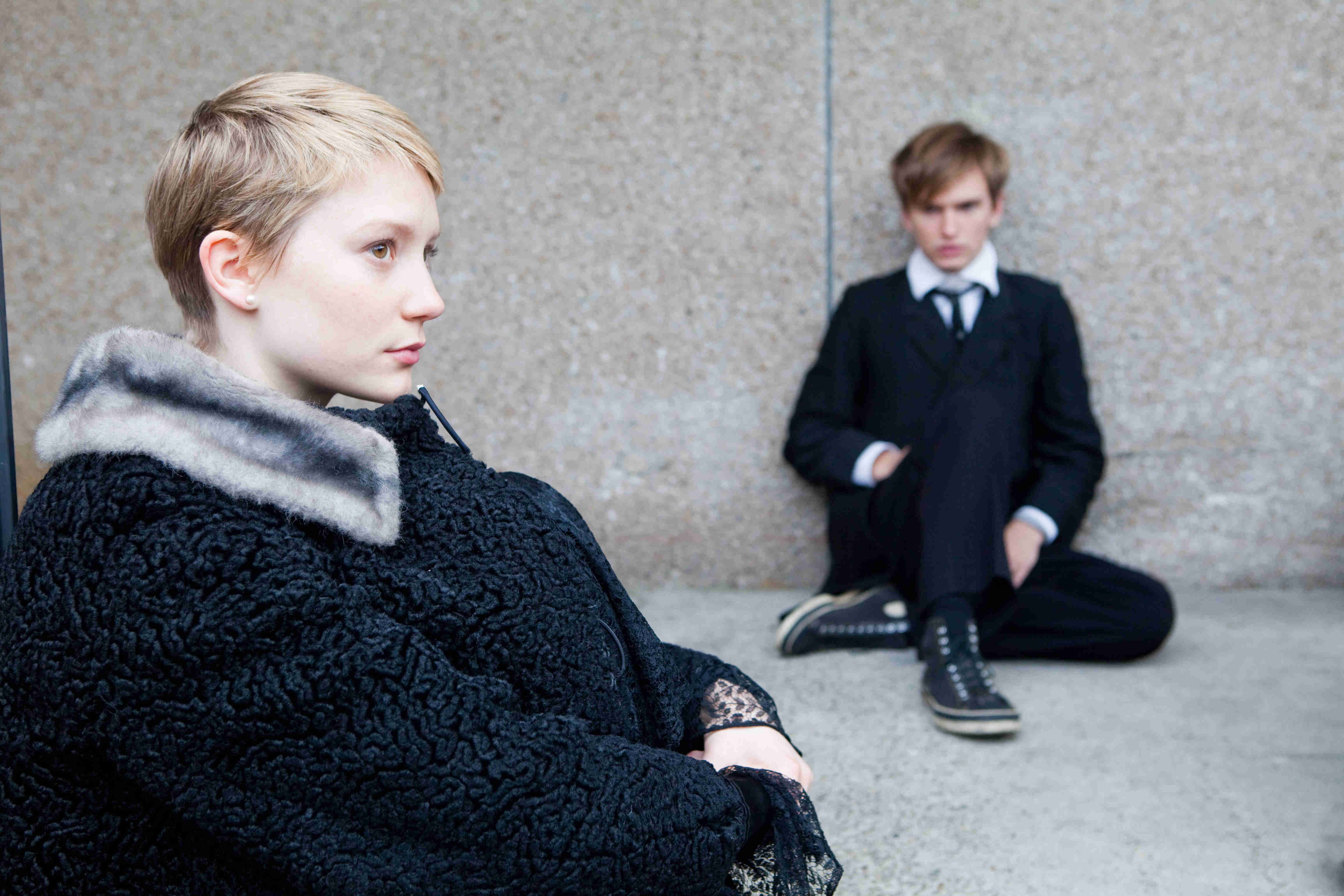 Mia Wasikowska stars as Annabel Cotton and Henry Hopper stars as Enoch Brae in Sony Pictures Classics' Restless (2011)