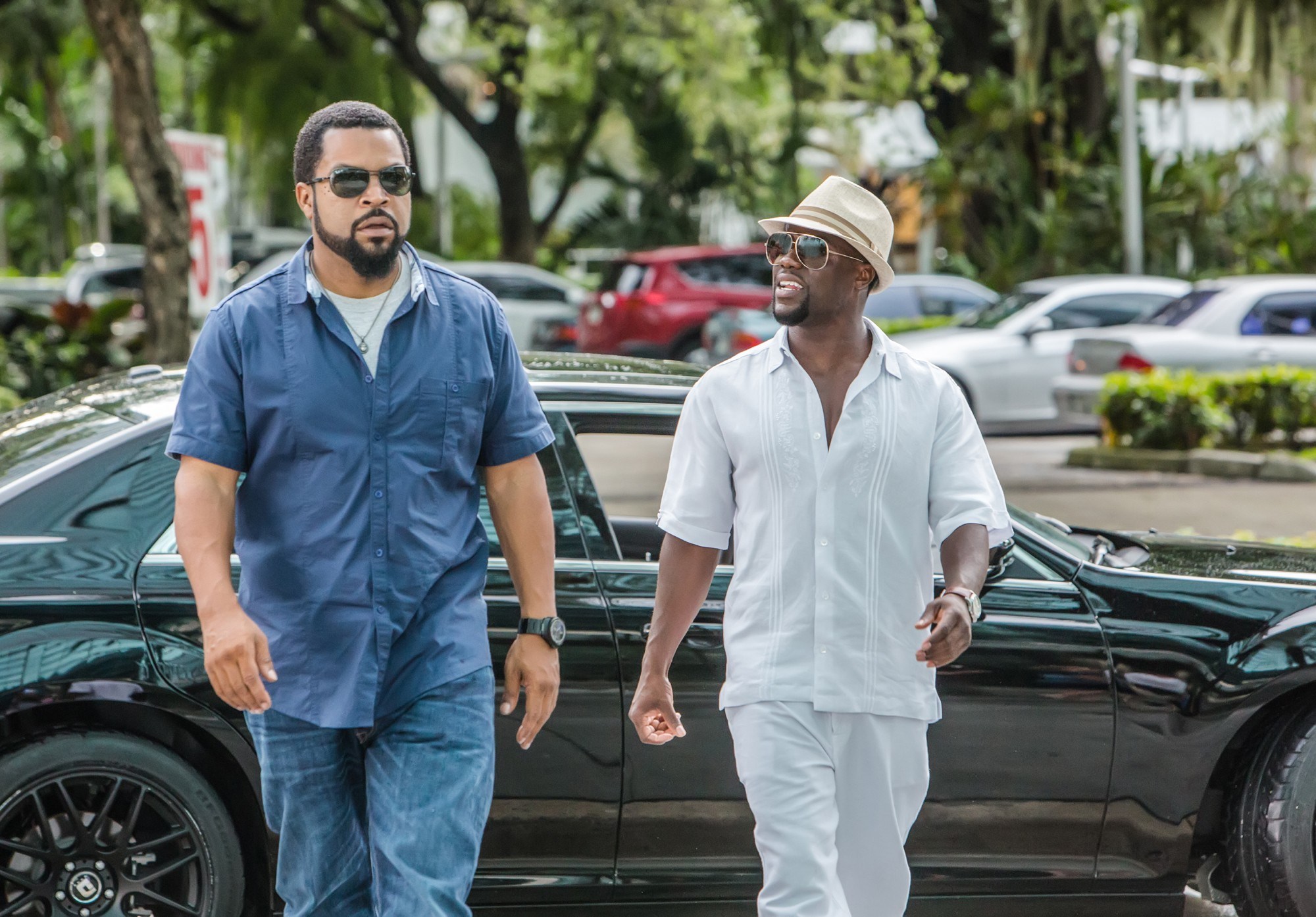Ice Cube stars as James Payton and Kevin Hart stars as Ben Barber in Universal Pictures' Ride Along 2 (2016)