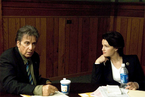 Al Pacino stars as Detective David Fisk and Carla Gugino stars as Karen Kleisner in Overture Films' Righteous Kill (2008)