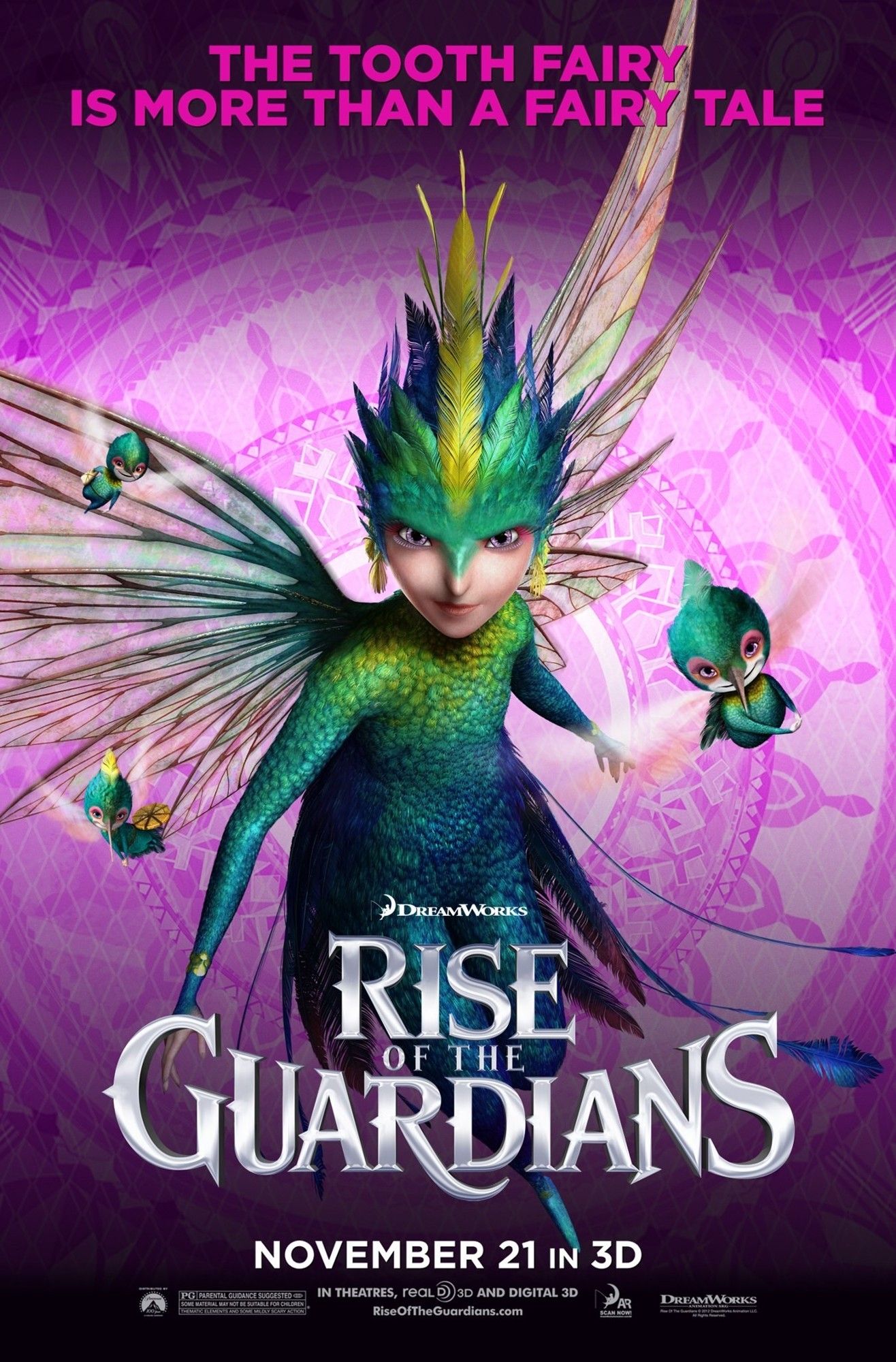 Poster of DreamWorks Animation' Rise of the Guardians (2012)