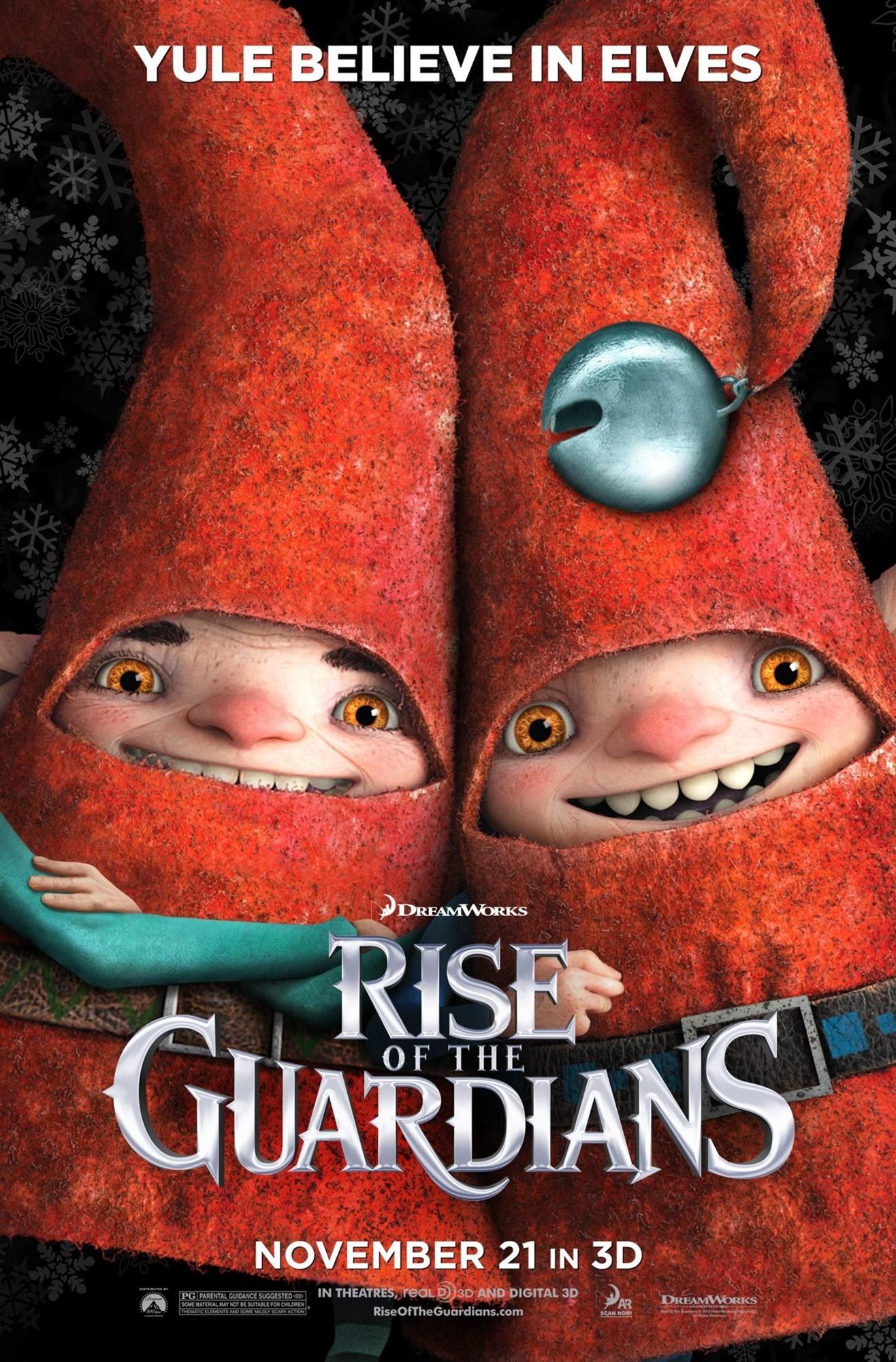 Poster of DreamWorks Animation' Rise of the Guardians (2012)