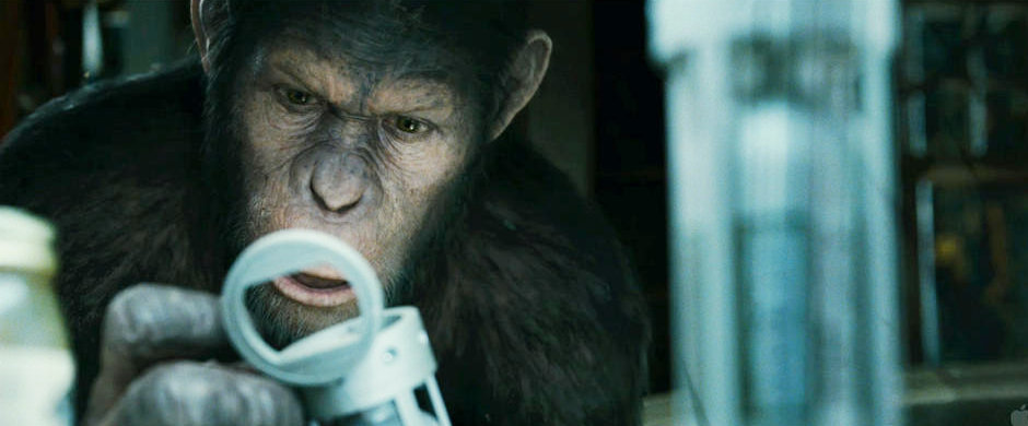 A scene from 20th Century Fox's Rise of the Planet of the Apes (2011)