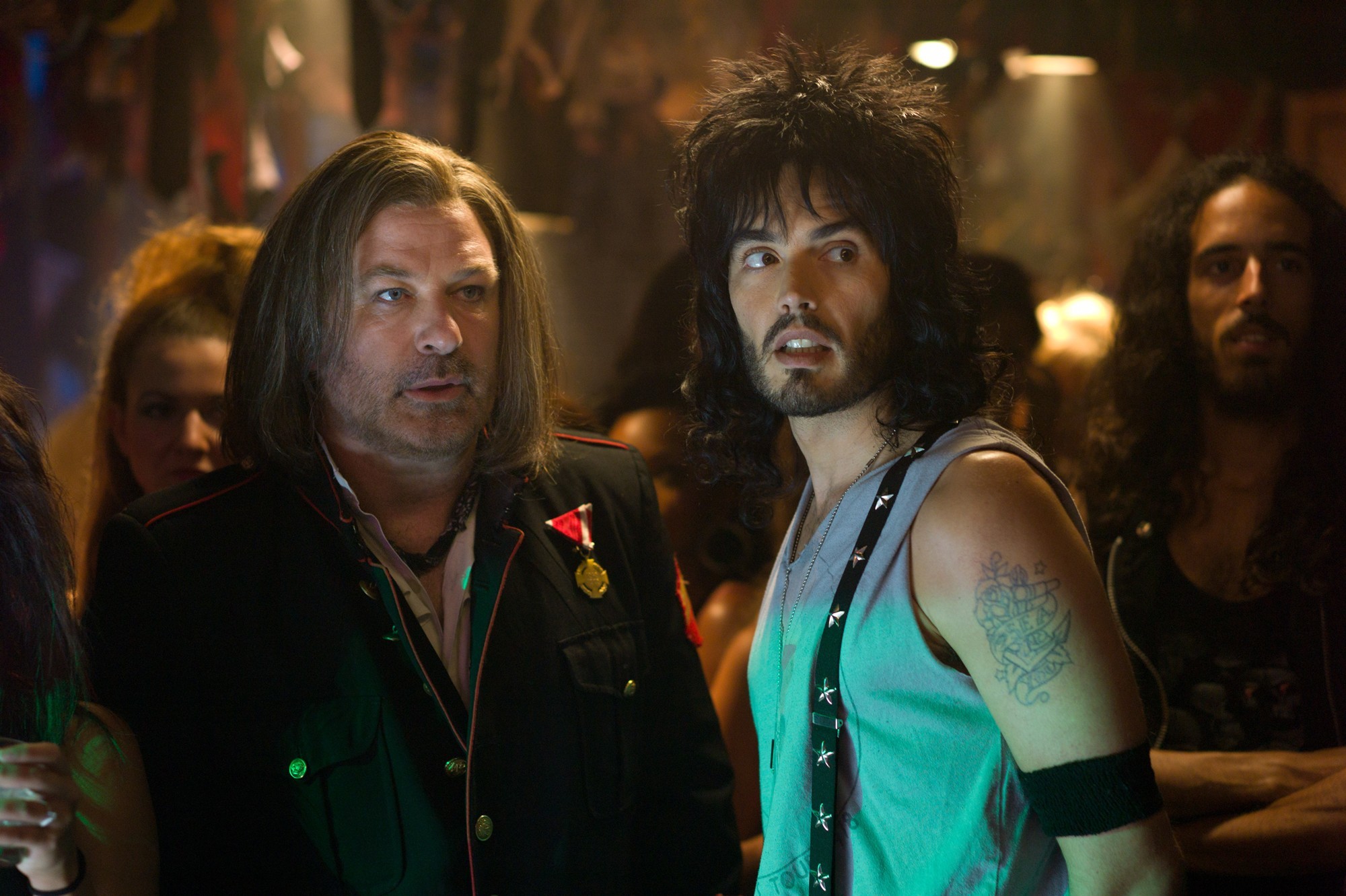 Alec Baldwin stars as Dennis Dupree and Russell Brand stars as Lonnie in Warner Bros. Pictures' Rock of Ages (2012)
