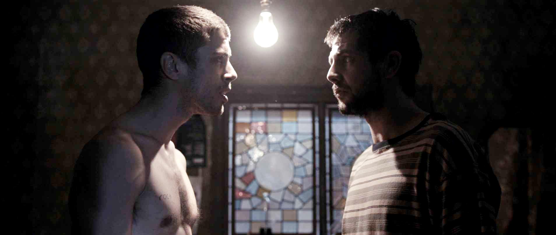 Toby Kebbell stars as Johnny Quid and Andy Linden stars as Waster in Warner Bros Pictures' RocknRolla (2008)