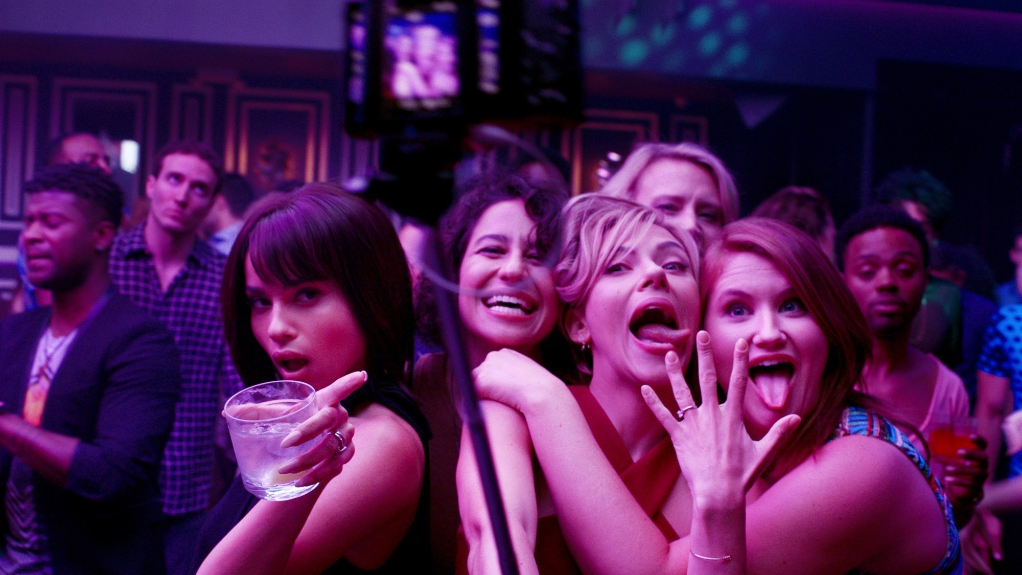 Zoe Kravitz, Ilana Glazer, Scarlett Johansson and Jillian Bell in Sony Pictures' Rough Night (2017)